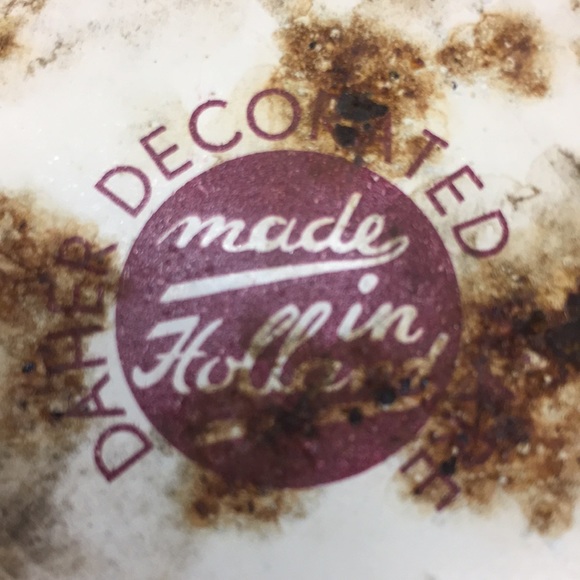 Vintage Antique Rustic Daher Decorated Ware Plate - Picture 5 of 6